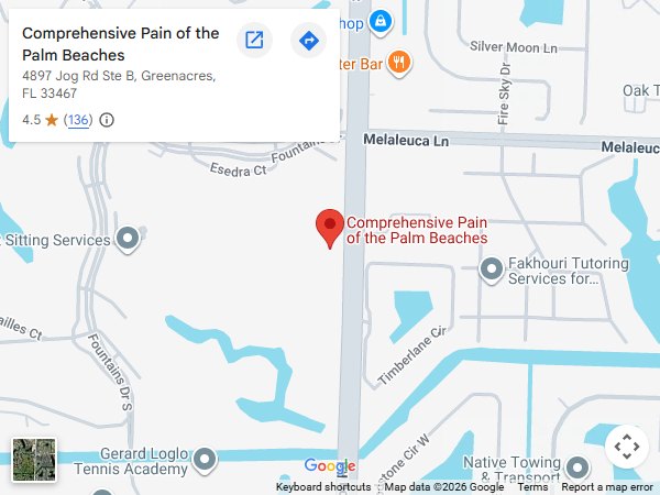 Get Directions to Comprehensive Pain of the Palm Beaches in Greenacres, FL